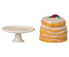 gateau maileg presentoir blanc casse accessoire cuisine miniature souris poupée
