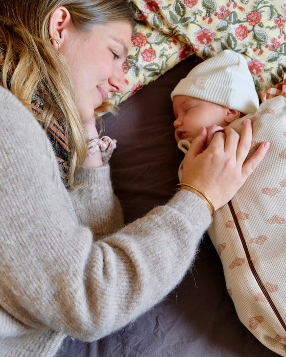 Gigoteuse d'emmaillotage Coeur pour nouveau né Tante Reine