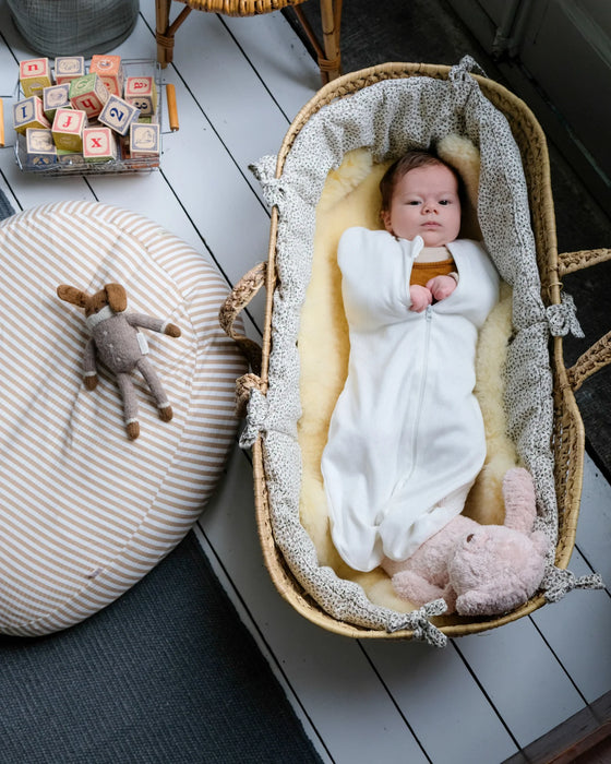 Gigoteuse d'emmaillotage pour nouveau né pointelle Tante Reine.