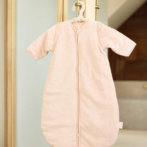 Gigoteuse bébé Jollein Rib Wild Rose à manches amovibles TOG 2.3