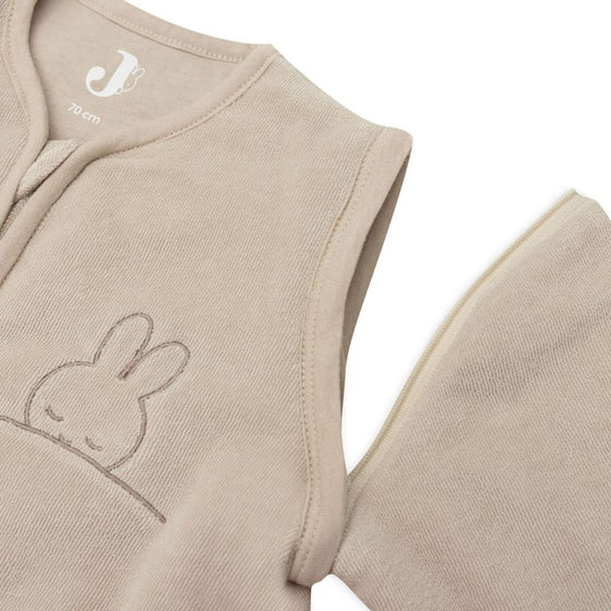 Gigoteuse bébé Jollein Miffy Terry beige à manches amovibles TOG 2.3