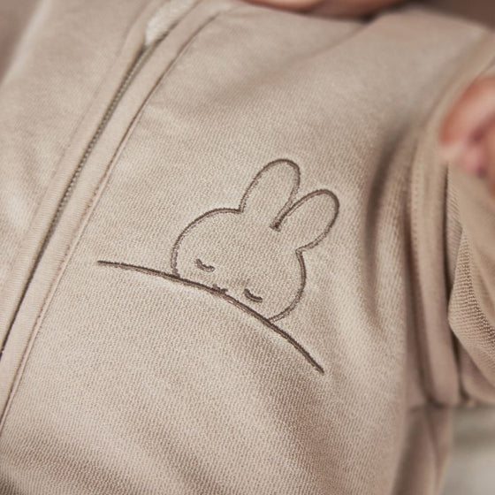 Gigoteuse bébé Jollein Miffy Terry beige à manches amovibles TOG 2.3