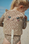 Gilet de flottaison Kitty Leo Konges Sløjd imprimé léopard enfant