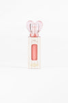 Gloss à lèvres rose pailleté vegan parfumé à la rose Mrs Ertha