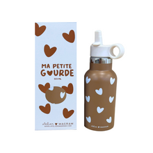  Gourde en acier inoxydable, Caramel, Atelier Wagram.