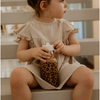 Gourde enfant caramel léopard Atelier Wagram en acier inoxydable 350 ml