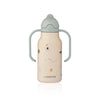 Gourde isotherme à paille bébé Liewood Kimmie 250 ml Flying Sandy avec anses
