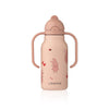 Gourde isotherme à paille bébé Liewood 250 ml Wild Child Rosey avec anses