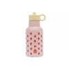 Gourde isotherme 350 ml Les Fraises Petit Jour Paris – inox, étanche, motif fraises rouges, pour enfants.