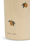 Gourde isotherme enfant 500 ml Lemon Konges Sløjd motif citrons avec paille