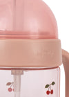 gourde bebe paille lestee anses cherry blush konges slojd