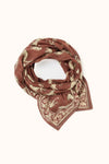 Foulard enfant et adulte 50 x 50 cm ou 100 x 100 cm Bengale Chocolat Apaches Collections