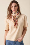Foulard enfant et adulte 50 x 50 cm ou 100 x 100 cm Cerisier Macadamia Dahlia Apaches Collections
