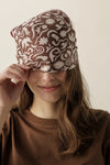 Foulard Dupatta et Dupitta Wesun Chocolat Apaches Collections 100 x 100 cm ou 50 x 50 cm