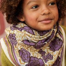  Grand foulard Georgia Purple Bellemme - accessoire mode coloré pour enfants et famille