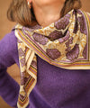 Grand foulard Georgia Purple Bellemme - accessoire mode coloré pour enfants et famille