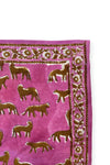 Grand foulard Latika Bengale Fuchsia Apaches Collections.