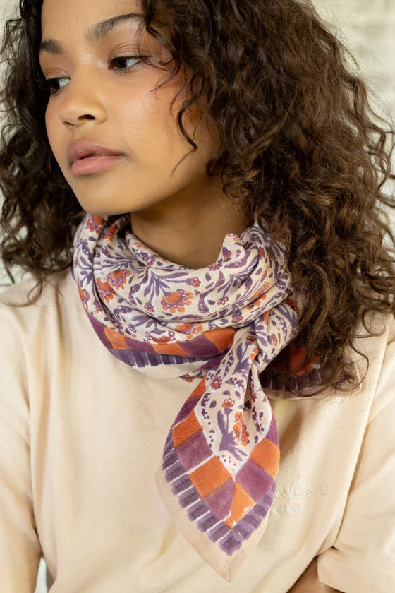 Foulard Apaches Collections Cactus Macadamia - Accessoire mode femme et enfant