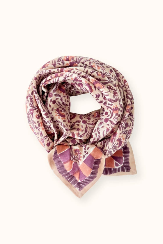 Foulard Apaches Collections Cactus Macadamia - Accessoire mode femme et enfant