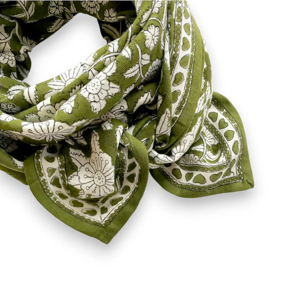 Foulard Latika "Coeur" - Orties - Apaches Collections