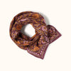 Grand foulard Latika Cœur Truffe Apaches Collections, 100 × 100 cm