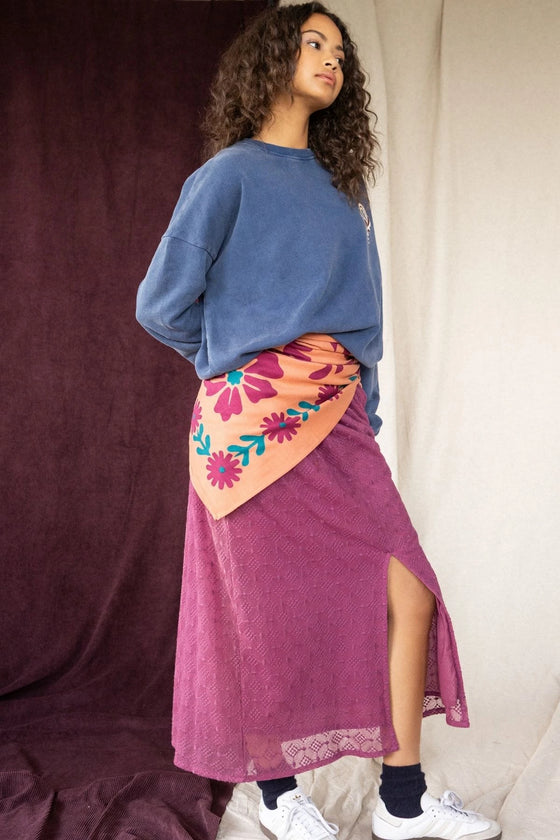 Foulard Apaches Collections Rita Rust - Accessoire mode femme et enfant en coton léger