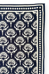 Petit foulard Manika Wonderful Navy Apaches Collections en coton - Accessoire mode enfant et adulte