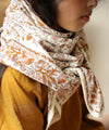 Foulard Rhapsody Poudre Bellêmme en coton fleuri – foulard mère-fille