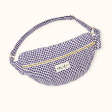  Grand sac banane Keli Khadi Violet Apaches Collections - banane matelassée vichy violet, accessoire mode concept store famille