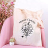 Tote bag Mamie d’amour motif fleurs sac coton idée cadeau fête des grands-mères concept store famille Amiens