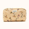 Grande trousse de toilette Gayane Cerisier Kaki Apaches Collections.