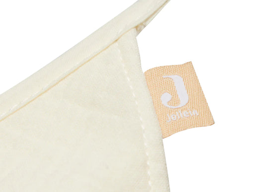 Guirlande fanions en tissu, couleurs biscuit ivoire, marque Jollein.