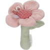 Hochet fleur en velours Little Dutch - Jouet d’éveil sensoriel pour bébé, doux et facile à attraper. Idéal pour la motricité et la stimulation auditive des nouveau-nés. Cadeau de naissance parfait. Convient dès la naissance.