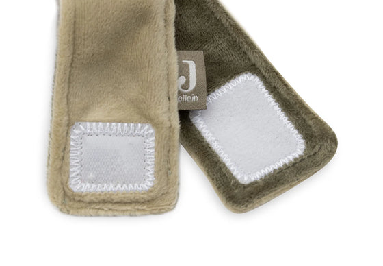 Hochet à main Dog Mick Jollein – jouet d’éveil bébé en tissu tout doux