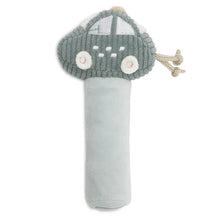  Hochet bébé en tissu en forme de voiture verte – jouet d’éveil sonore doux pour bébé, collection On The Go de Jollein