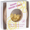 Hochet en bois sensoriel Donut Lemons Petit Boum avec perles jaunes et citrons