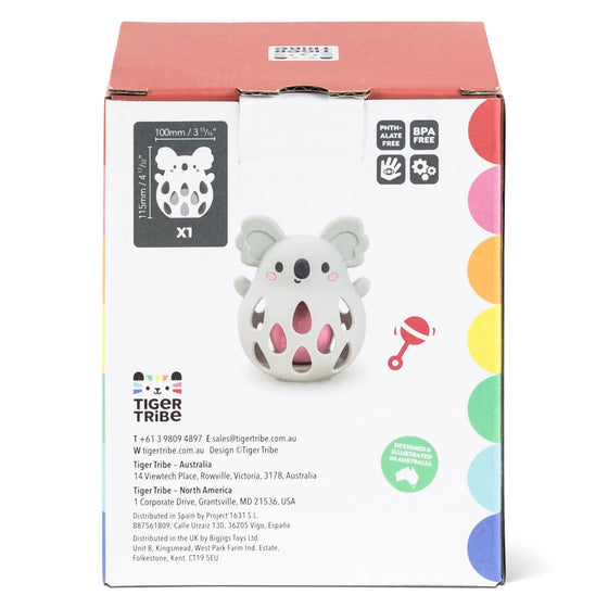 Hochet en silicone souple Koala Tiger Tribe