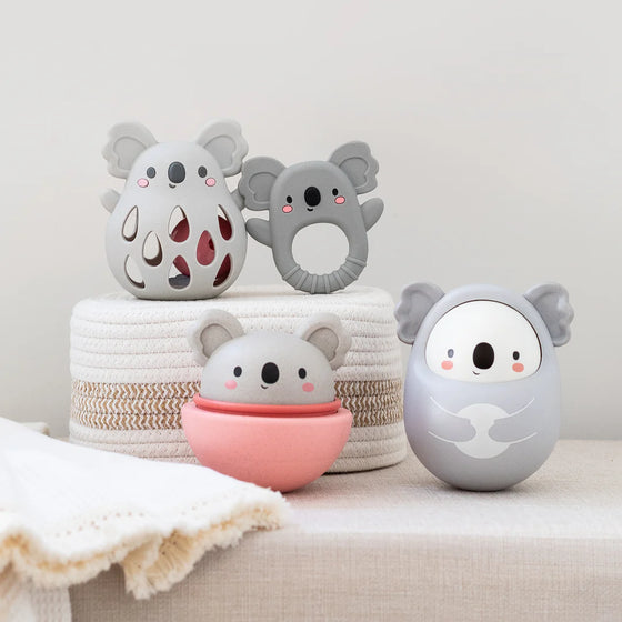 Hochet en silicone souple Koala Tiger Tribe