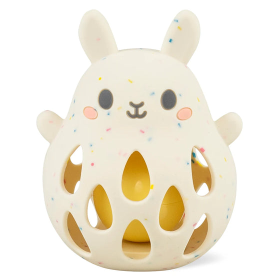 Hochet lapin en silicone Tiger Tribe – jouet d’éveil bébé