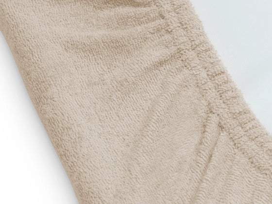 Housse de matelas à langer en éponge coloris Biscuit Jollein – douce et absorbante pour bébé