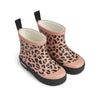 Bottes de pluie thermique pour enfants de la marque Liewood léopard tuscany