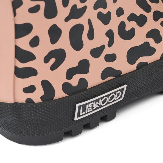 Bottes de pluie thermique pour enfants de la marque Liewood léopard tuscany