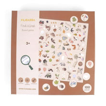  Jeu d’observation Qui trouvera le premier Filibabba avec cartes illustrées d’animaux et objets nature