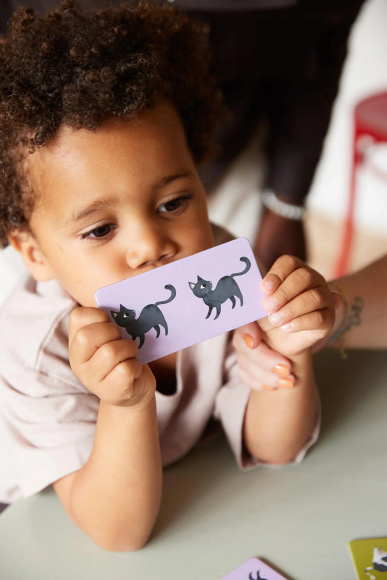Jeu de dominos animaux de la ferme Filibabba 28 pièces - jeu éducatif en carton pour enfants dès 3 ans