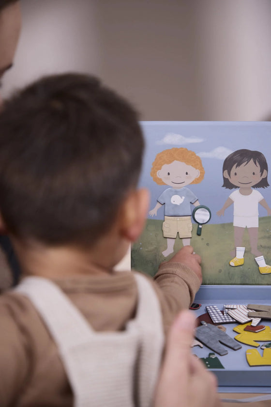 Jeu magnétique personnages à habiller Filibabba - jeu éducatif créatif enfants