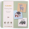 Jeu Memory animaux de la ferme Filibabba - 24 pièces éducatives pour enfants