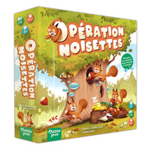  Boîte du jeu Opération Noisettes d’Auzou – jeu d’adresse dès 3 ans avec écureuils et belette