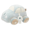 Jouet d’activités bébé en forme de voiture en velours bleu – peluche d’éveil sensoriel avec clé amovible, collection On The Go Jollein
