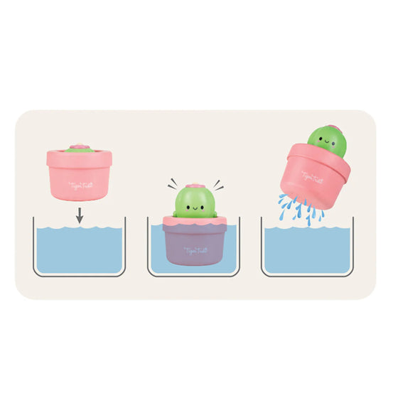 Jouet de bain pop-up cactus Tiger Tribe – jeu d’eau bébé
