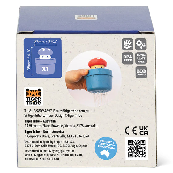 Jouet de bain champignon pop-up Tiger Tribe – jeu d’eau bébé